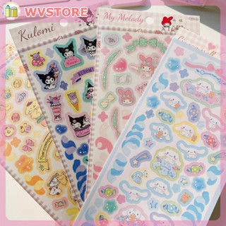 SANRIO [WV] สติกเกอร์โน้ตบุ๊ก ลายซานริโอ้ คุโรมิ คิตตี้