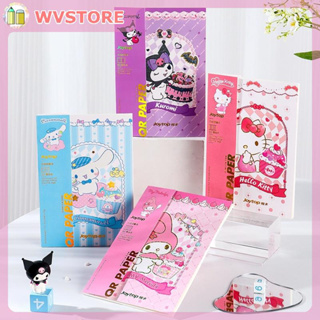 [WV] พร้อมส่ง สมุดโน้ตบุ๊กไร้สาย หนา ลาย Sanrio B5 น่ารัก สามเล่ม ต่อชุด สําหรับนักเรียนหญิง