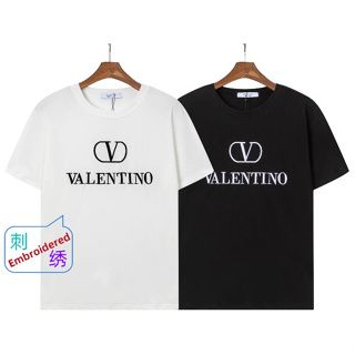 4756 VLTN เสื้อยืดแขนสั้น แฟชั่นสําหรับผู้หญิง