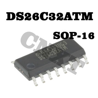 5 ชิ้น/ล็อ DS26C32ATM DS26C32ATMX SOP-16 ตต้นฉบับใหม่ ตัวรับสายการเคลื่อนย้ายที่แตกต่างกันสี่ทาง