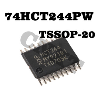 10 ชิ้น/ล็อ 74HCT244PW 74HCT244 TSSOP-20 ชิปลอจิกเท้าหนาแน่น IC ตต้นฉบับใหม่