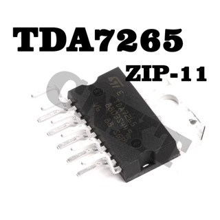 1 ชิ้น/ล็อ TDA7265 เครื่องขยายเสียงช่องคู่ IC ZIP-11 ตต้นฉบับใหม่