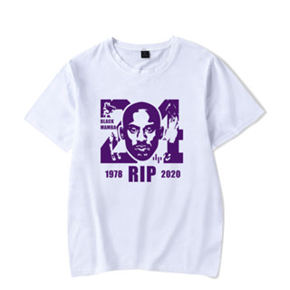 เสื้อยืดแขนสั้น ผ้าฝ้าย พิมพ์ลาย Kobe Bryant Black Mamba สไตล์ฮิปฮอป สตรีท พลัสไซซ์ สําหรับผู้ชาย และผู้หญิง ไซซ์ XXS 4XL 3344A