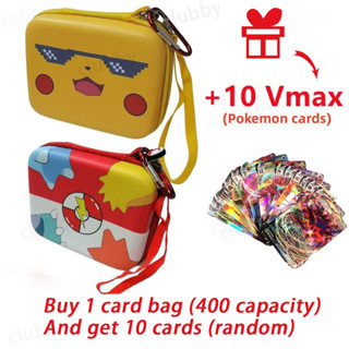 ที่ใส่การ์ดโปเกม่อน สามารถใส่บัตรได้ 400 ใบ ปิกาจูความจุสูง storage bag ของขวัญวันเกิดของเด็ก