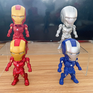 โมเดลฟิกเกอร์ Iron Man ML Mk ขนาด 9.5 ซม. ของเล่นสําหรับเด็ก จํานวน 4 ชิ้น ต่อชุด