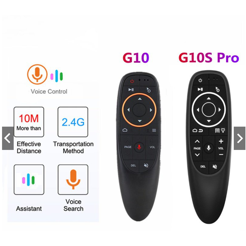 รีโมทคอนโทรล G10S G10S Pro G10 with usb สําหรับสมาร์ททีวีแล็ปท็อป Android TV กล่อง Flying Mouse รีโมทคอนโทรล G10S with usb H96 MAX X88 PRO X96 MAX Android TV กล่อง HK1