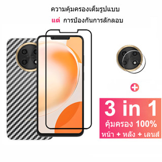 ฟิล์มกระจก Huawei Nova Y91 กระจกนิรภัย HD ป้องกันหน้าจอ สำหรับ Huawei P60 P30 P40 P50 Pro Nova 11 Y71 9 10 SE Pro 5G Mate 50 40 30 Pro ฟิล์มกระจกกันเลนส์กล้อง