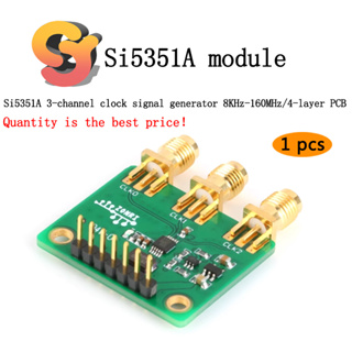 [พร้อมส่ง] โมดูลเครื่องกําเนิดสัญญาณนาฬิกา Si5351A 3 ช่อง 8KHz-160MHz 4 ชั้น PCB