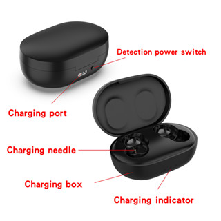 เคสชาร์จหูฟังไร้สาย 300mAh พร้อมสาย USB แบบเปลี่ยน อุปกรณ์เสริม สําหรับ Xiaomi Redmi AirDots