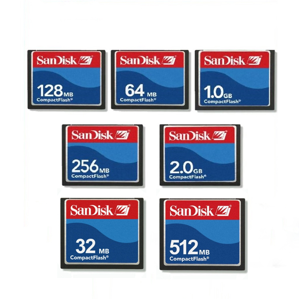 Sandisk 32MB/64MB/128MB/256MB/512MB/1GB/2GB Compact Flash CF Memory Card Fast Speed ราคาต ่ ําสุดพร 