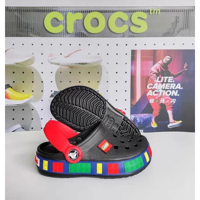 Crocs ของแท้ เด็กผู้ชาย เลโก้ รองเท้าแตะเด็กผู้หญิง 12088