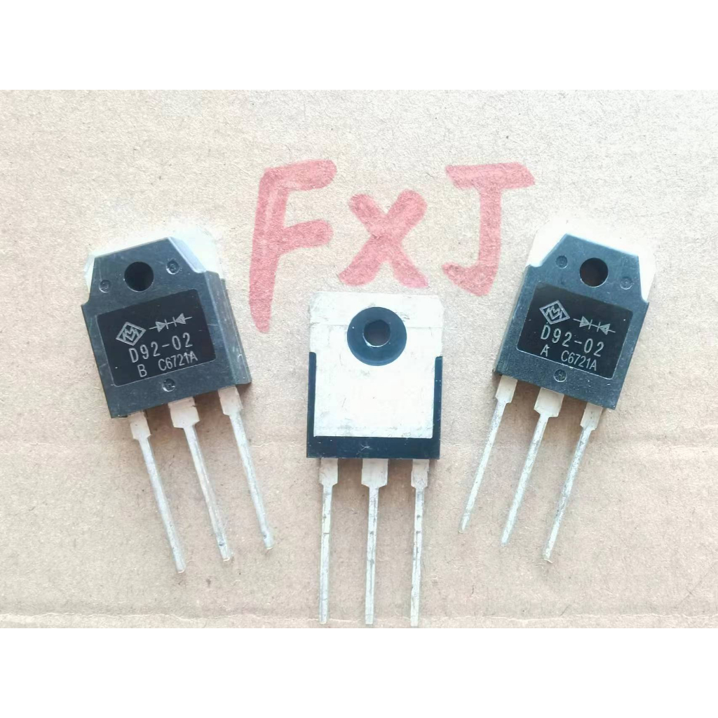 ((10 ชิ้น) D92-02 เดิมแท้นําเข้ายี่ห้อใหม่ D92 One 02 เครื่องเชื่อมไดโอด Quick Recovery ท่อ ESAD92-0