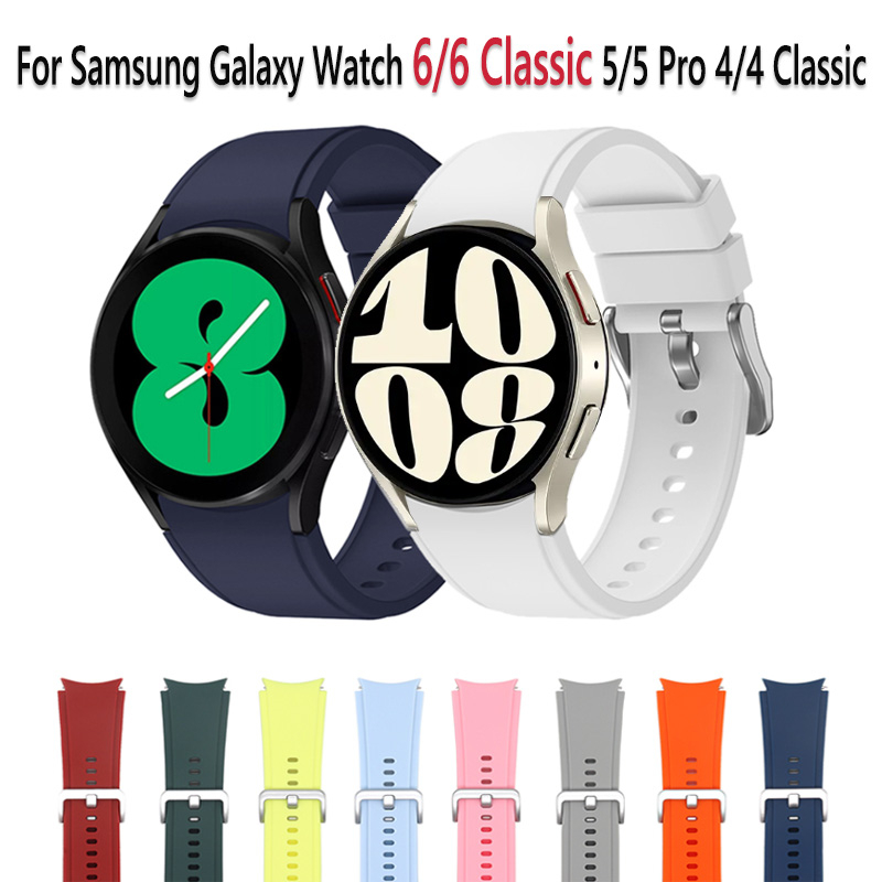 สาย Samsung Galaxy Watch 6 4 classic 43mm 47mm สมาร์ทวอช สายซิลิโคน สายสมาร์ทวอทช์ Samsung Galaxy Watch 6 5 4 40mm 44mm สมาร์ทวอทช์