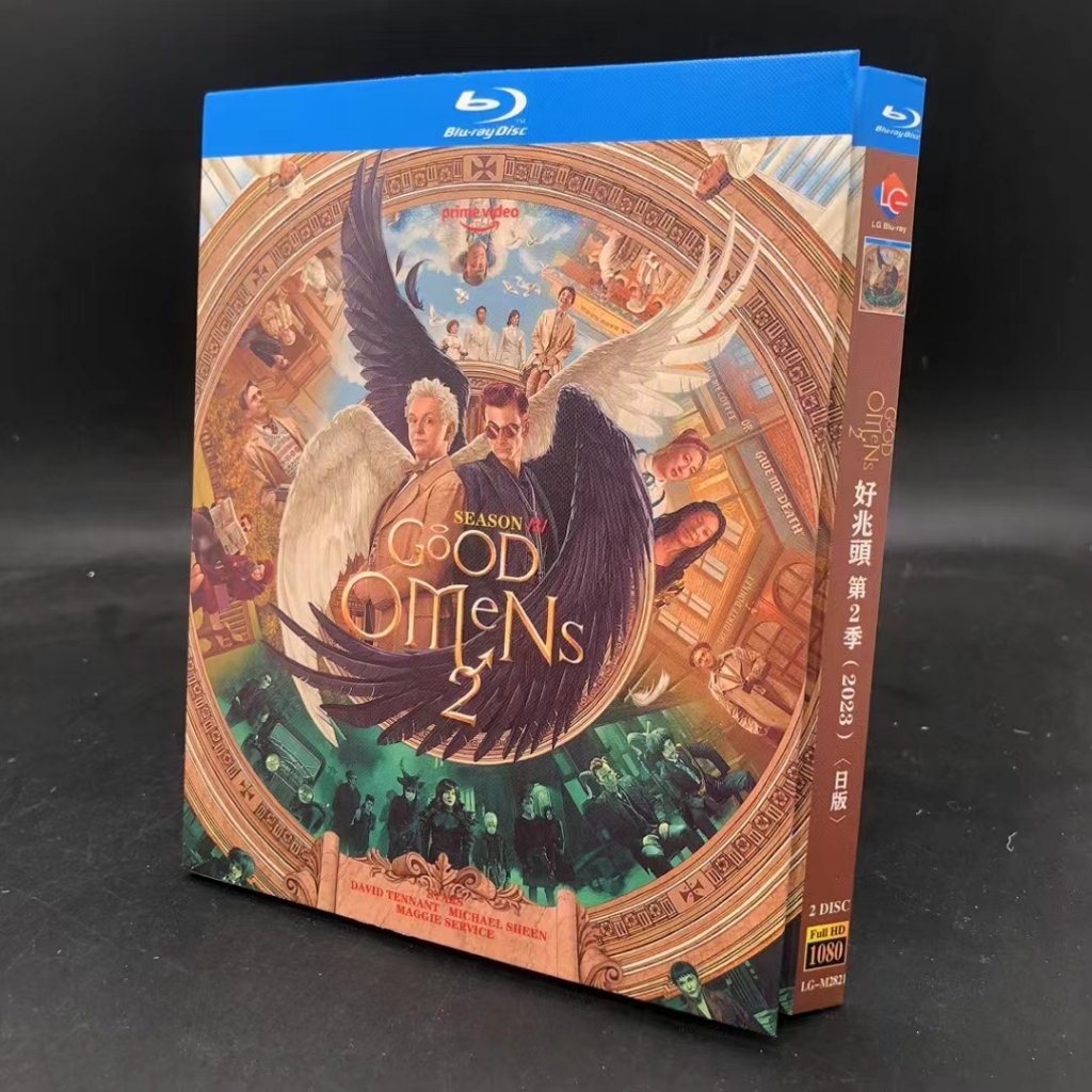 Blu-ray BD American British Comedy Fantasy/Good Omens Season 2 Good Omens Season 2 (2023) David Tena