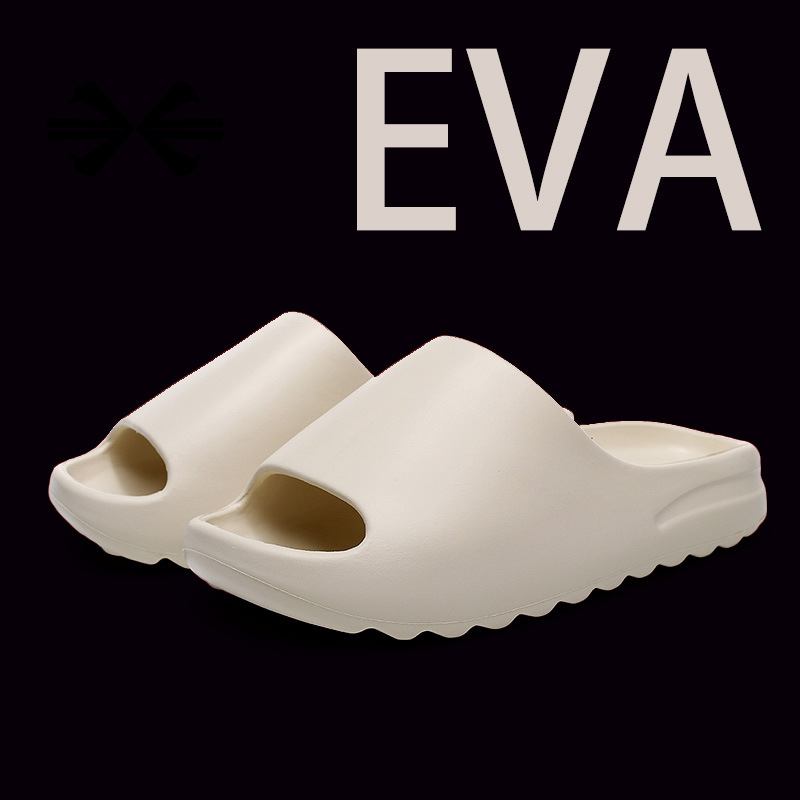รองเท้าแตะ EVA แต่งจับจีบ พิมพ์ลายมะพร้าว เหมาะกับใส่กลางแจ้ง สําหรับผู้หญิง