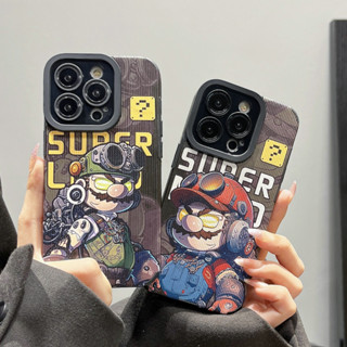 มาริโอ การ์ตูนซิลิโคนครอบเคส สำหรับ เคสไอโฟน14 PRO 13 PRO 14 PRO MAX 13 PRO MAX 14 หนัง เคสไอโฟน13 12 12 PRO MAX 12 PRO 11 PRO MAX XS 11 สมัย เคสกันกระแทก เคสโทรศัพท์มือถือ iPhone 14 PLUS 7 XR XS MAX 7 PLUS 11 PRO ทนต่อการตกหล่น ชุดซิลิโคน