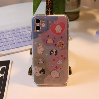 เคส iPhone13 ฝาครอบป้องกันการตก เคสโทรศัพท์มือถือ ซิลิโคน ใส ลายการ์ตูนน่ารัก แฟชั่น สําหรับ เคสไอโฟน11 โทรศัพท์ 6s 7 8 plus se2020 เคสไอโฟน 13 เคสไอโฟน 12 14 pro max mini plus เคสไอโฟน7พลัส xs XR iPhone case 6p 7p 8p เคสโทรศัพท์ เคสโทรศัพท์มือถือการ์ตูน