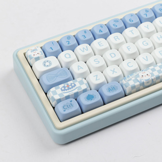 [In stock] Alice Keycaps MOA profile PBT Material 140keys Suitable For 61/68/71/84/87/96/104 And Other Mechanical Keyboards