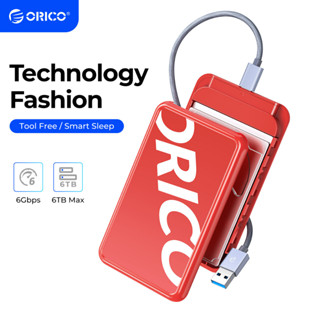 Orico เคส HDD 2.5 นิ้ว Type-C 6Gbps รองรับโปรโตคอล UASP TRIM สําหรับแล็ปท็อป โน้ตบุ๊ก (CP25)