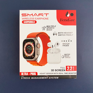 สมาร์ทวอทช์ S40 PRO MAX แถมฟรี หูฟังบลูทูธ สายนาฬิกา 2 เส้น เหมาะกับการเล่นกีฬา