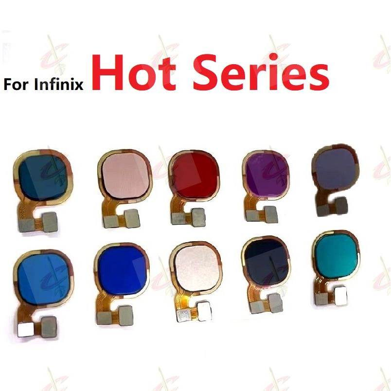 ลายนิ้วมือ แพรปุ่มโฮมสแกนนิ้ว ( Finger ) สําหรับ Infinix Hot 7 9 Play Pro 8 10 Play Lite 11 12 Play 10i 11S