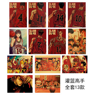 Slam DUNK ฮารูโกะ Akagi Animat วอลเปเปอร์ติดผนัง บาร์ คาเฟ่ ตกแต่งห้อง หอพัก