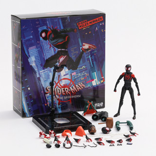 กล่องฟิกเกอร์ Spiderman Into The Spider-Verse SV Spiderman Miles Morales ขนาด 5.1 นิ้ว