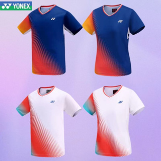 Yonex เสื้อกีฬาแบดมินตัน แขนสั้น แห้งเร็ว สําหรับผู้ชาย และผู้หญิง เหมาะกับการเล่นปิงปอง