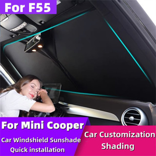 ม่านบังแดดกระจกหน้ารถยนต์ อุปกรณ์เสริม สําหรับ MINI Cooper F55 Hatchback