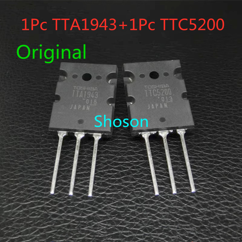 ทรานซิสเตอร์ขยายเสียง พลังงานสูง TTA1943 TTC5200 TO-3PL A1943 C5200 2 ชิ้น