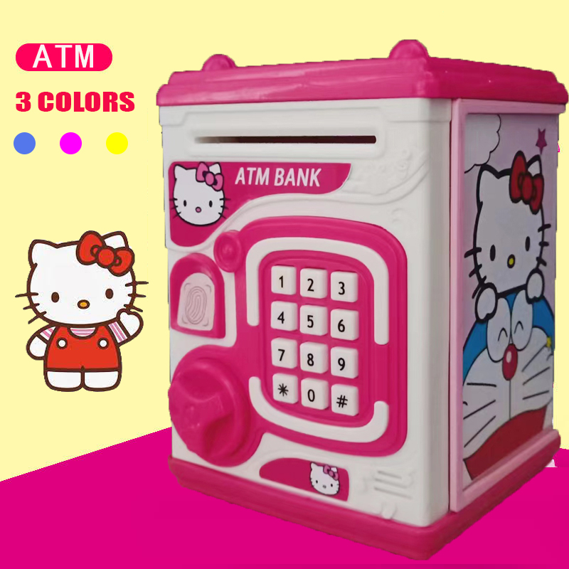 กระปุกออมสิน ปลอดภัย ATM ออมสิน การตั้งค่ารหัสผ่าน ลายนิ้วมือจำลอง