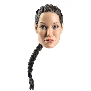 ฟิกเกอร์ Lara Angelina Jolie Head Sculpt สเกล 1/6 สําหรับฟิกเกอร์ผู้หญิง 12 นิ้ว