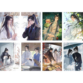 โปสเตอร์กระดาษ ขนาด A3 พิมพ์ลายแมวฮัสกี้ และแมว สีขาว สําหรับตกแต่งบ้าน ของขวัญ 8 ชิ้น ต่อชุด