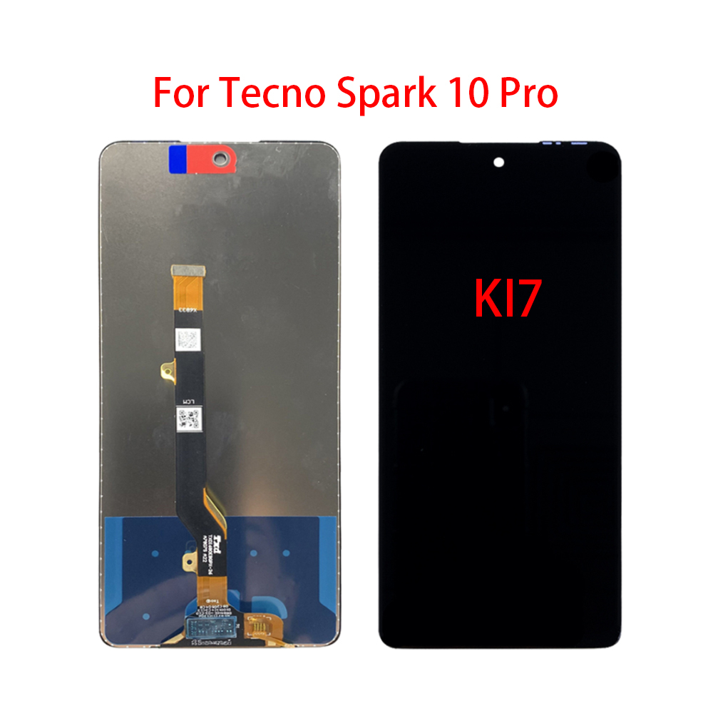 6.8 "LCD สําหรับ Tecno Spark 10 Pro KI7 จอแสดงผล LCD Touch Screen Digitizer Assembly เปลี่ยน