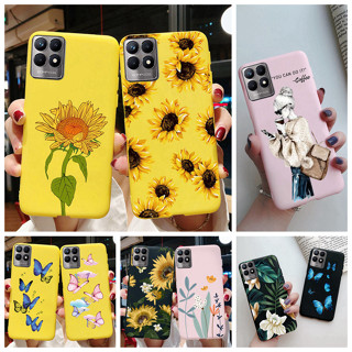 เคสโทรศัพท์ซิลิโคน TPU แบบนิ่ม ลายดอกทานตะวัน สีแคนดี้ สําหรับ Realme Narzo 50 RMX3286 Narzo50 4G 2023