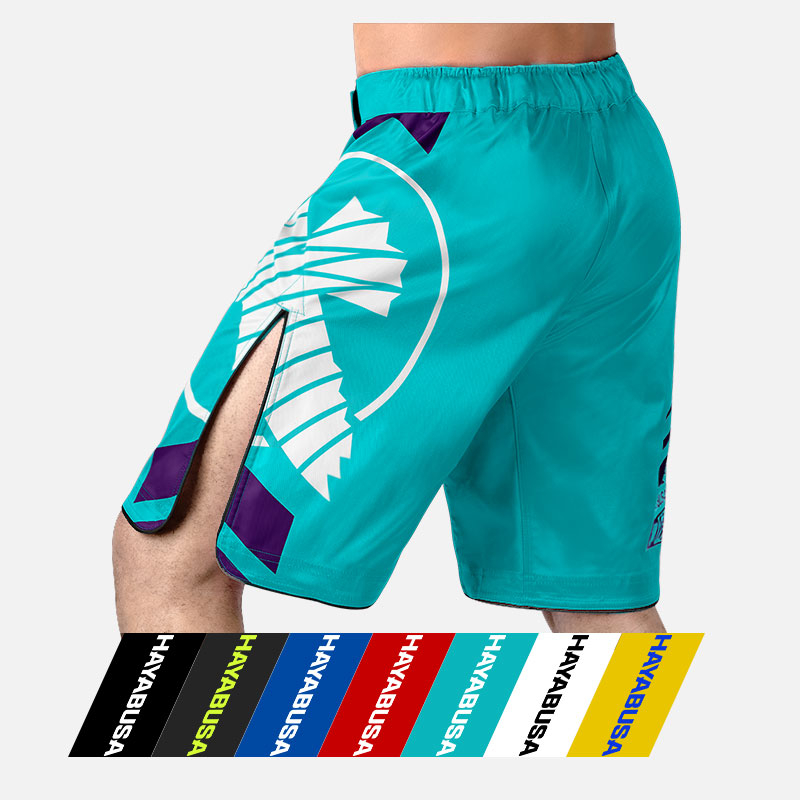 HAYABUSA Falcon มวยกางเกงขาสั้นกีฬาฟิตเนสกางเกงProfessional mma Fightingกางเกงขาสั้นSandaมวยไทยกางเก