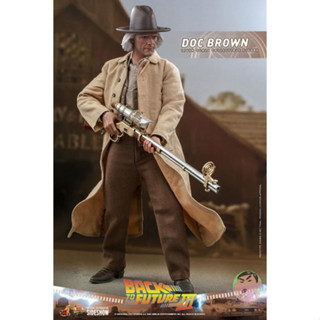 Hot Toys Back to the Future Part III MMS617 Doc Brown 1/6 Scale Collectible Figure