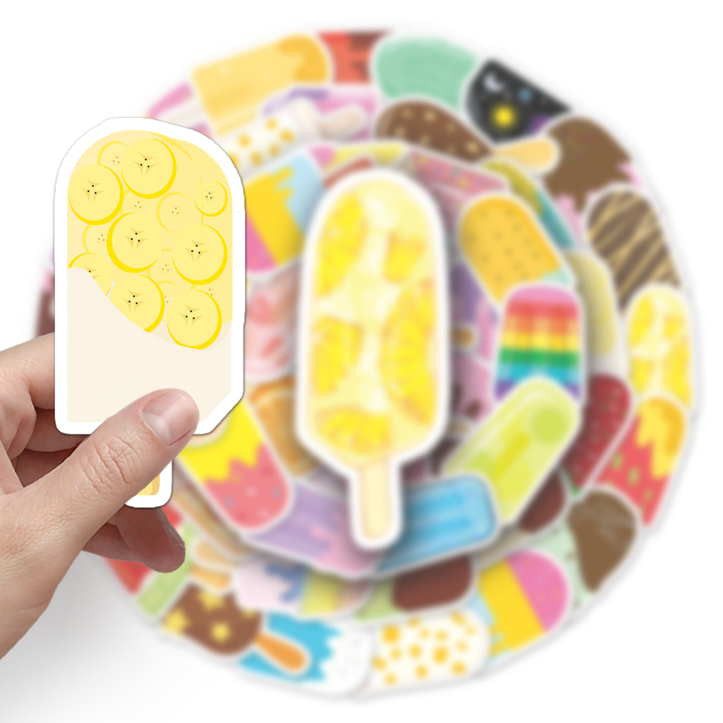 50pcs น้ําแข็งที่มีสีสัน lolly Icecream รูปที่ 6