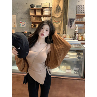 Sharon เสื้อคาร์ดิแกนถัก กันแดด พร้อมเสื้อชั้นใน และเสื้อชั้นใน สําหรับผู้หญิง พร้อมส่ง