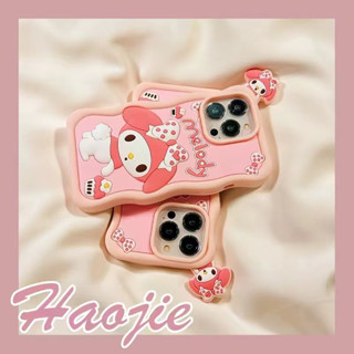 เคสซิลิโคนนิ่ม ลายการ์ตูนเมโลดี้ สไตล์เกาหลี ญี่ปุ่น สําหรับ iPhone14 13 12 11 Pro MAX