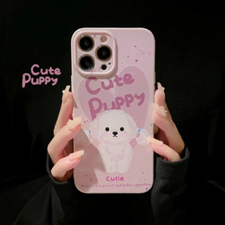 เคสโทรศัพท์มือถือ TPU กันกระแทก ลายการ์ตูนสุนัขภาษาอังกฤษ สําหรับ iPhone 14 Plus 13 Pro 12 Pro 11 Pro Max