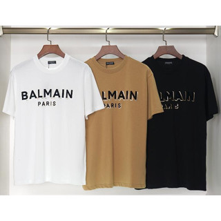 4610 BALMAI เสื้อยืด แขนสั้น แฟชั่นคู่รัก สําหรับผู้หญิง ผู้ชาย