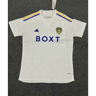 เสื้อกีฬาแขนสั้น ลายทีมชาติฟุตบอล Leeds United 23 24 ชุดเหย้า สําหรับผู้ชาย