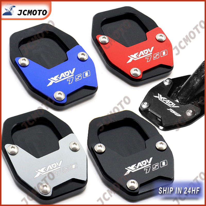 สําหรับ HONDA X-ADV750 2021-2023 2024 2025 X ADV 750 XADV750 รถจักรยานยนต์ CNC Kickstand ขาตั้ง Extension Pad แผ่น