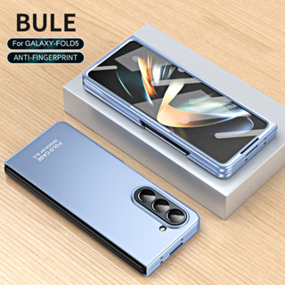 เคสชุบ 360 องศา พร้อมช่องใส่ปากกา กันกระแทก สําหรับ Samsung Galaxy Z Fold 5 Z Fold 4