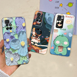 เคสโทรศัพท์มือถือ แบบนิ่ม ลายมนุษย์อวกาศ สําหรับ Xiaomi Redmi 10 Redmi10 2021