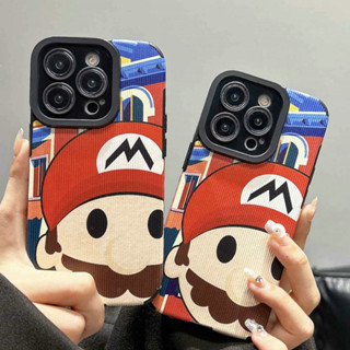 มาริโอ การ์ตูนซิลิโคนครอบเคส สำหรับ เคสไอโฟน14 PRO 13 PRO 14 PRO MAX 13 PRO MAX 14 หนัง เคสไอโฟน7 PLUS 11 PRO 13 12 12 PRO MAX 11 PRO MAX XS 11 สมัย เคสกันกระแทก เคสโทรศัพท์มือถือ iPhone 12 PRO 14 PLUS 7 XR XS MAX ทนต่อการตกหล่น ชุดซิลิโคน