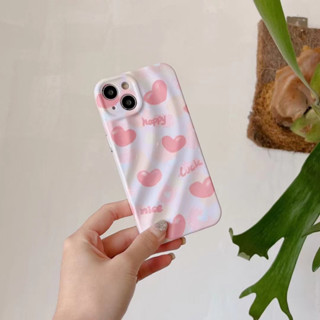 เคสโทรศัพท์มือถือ Tpu แบบนิ่ม สีชมพู สําหรับ iPhone 13pro 13 14 14promax 14pro 13promax 12pro 12promax