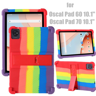 Oscal Pad 70 10.1 Inch Stand Cover Tablet Funda Oscal Pad 60 10.1" Soft Silicone Adjustable Stand Case