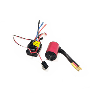 Wltoys 144001 124017 124018 144010 มอเตอร์อัพเกรด ไร้แปรงถ่าน 3650 hobbywing wp-10bl60 60A ESC